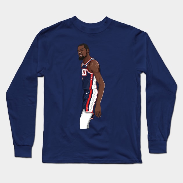 Kevin Durant Long Sleeve T-Shirt by xavierjfong